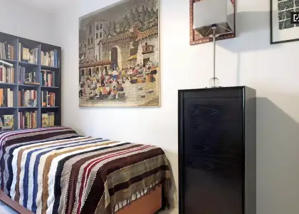 Acogedora habitación con cama individual en alquiler cerca de Chamberí en Madrid