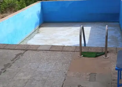 Campo al lado del pueblo en Cabezarrubias del Puerto
