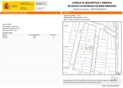 Casa en venta en Alcázar De San Juan, de 100 m2 con 1 dormitorio y baño por 55.000 €, Ref. 0088 en Alcázar de San Juan
