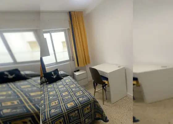 Habitación en piso compartido de 4 dormitorios en alquiler en Jardín de Málaga, solo para profesionales