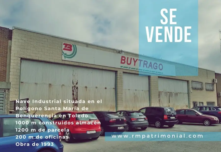 Nave en venta en Polígono Santa María de Benquerencia, Toledo en Toledo