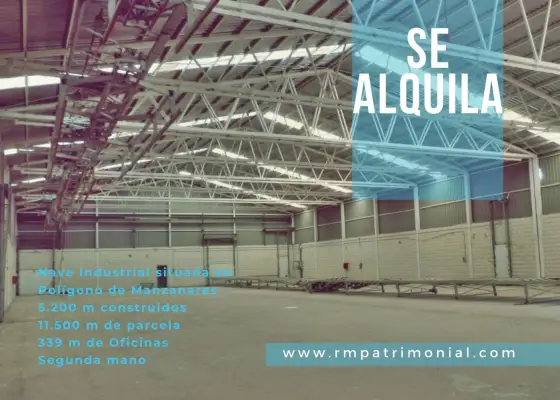 Nave logística en alquiler Polígono, Manzanares