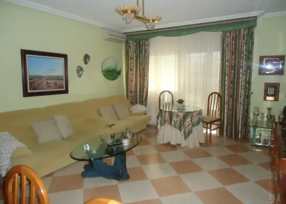 Venta de piso de cuatro dormitorios con cochera cerrada en el centro en Manzanares